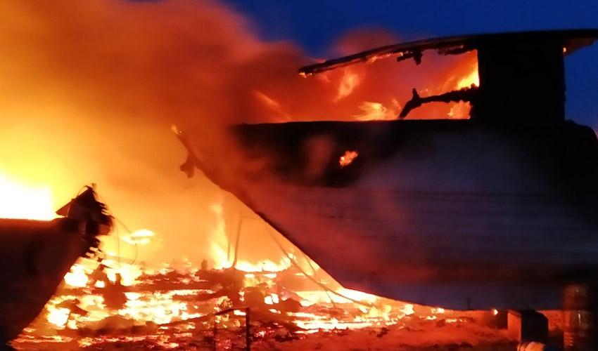 Gorjela marina u Baru: Izgorjelo nekoliko brodova
