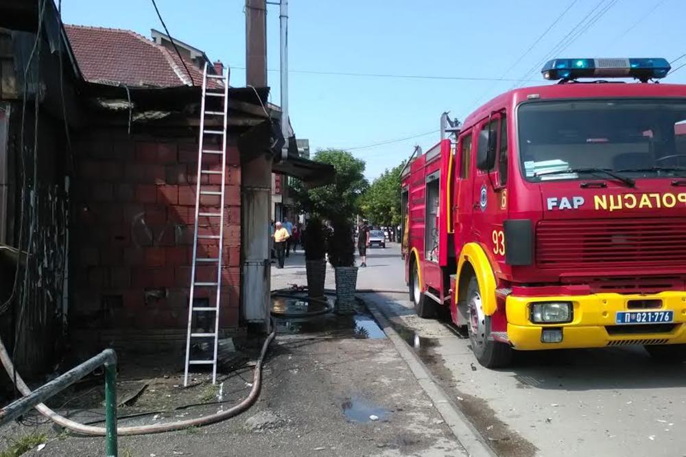 Požar u novosadskom naselju Telep - Avaz