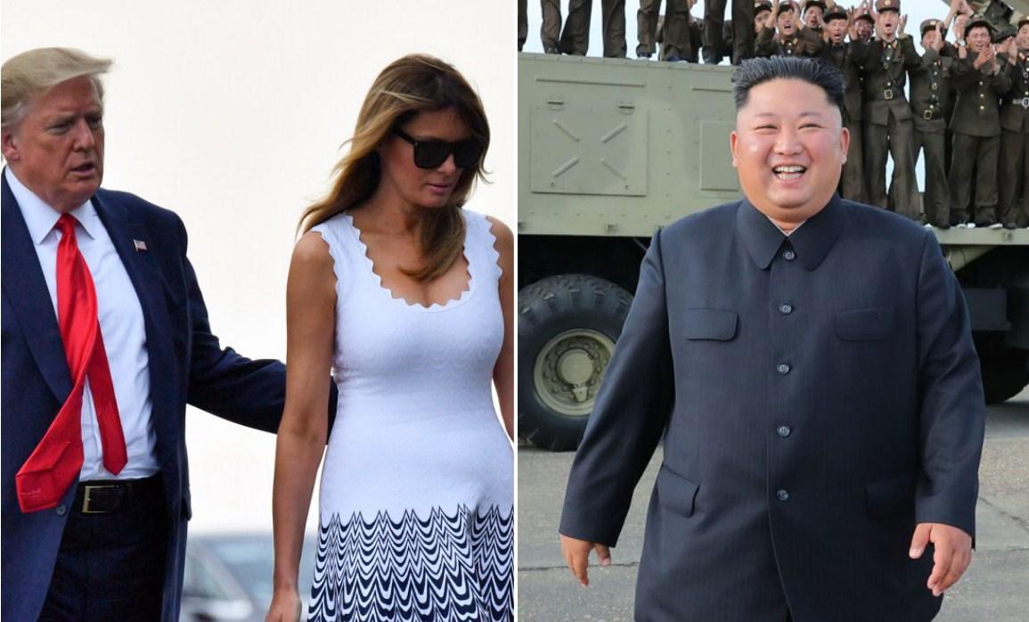 Donald i Melanija Tramp i Kim Jong-un - Avaz