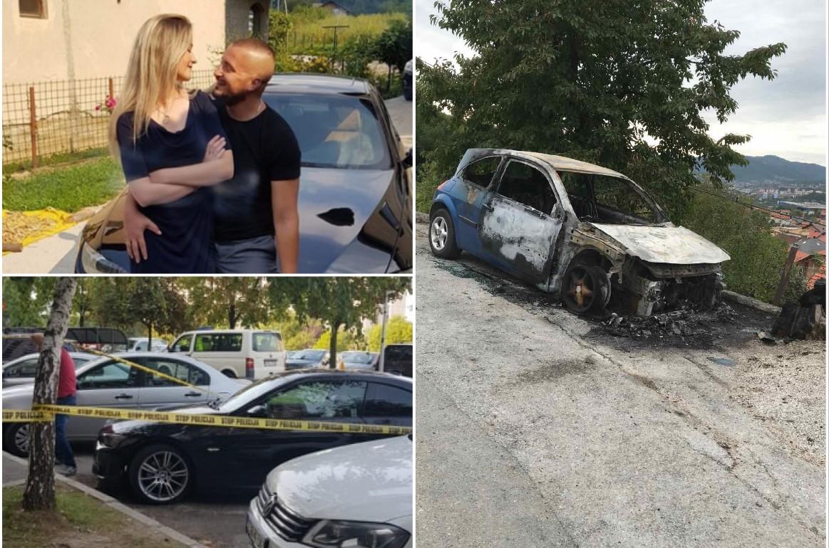 Požar u Vogošći: Zapaljen automobil Ajle Sadiković koja je iz "tetejca" ranila supruga