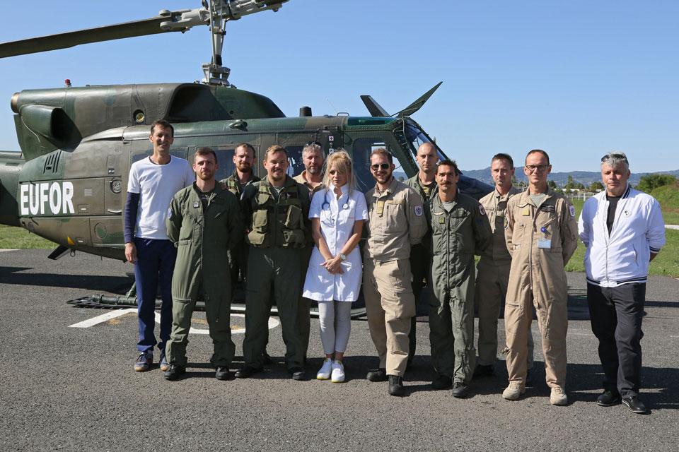 EUFOR-ov tim koji je učestvovao u akciji spašavanja - Avaz