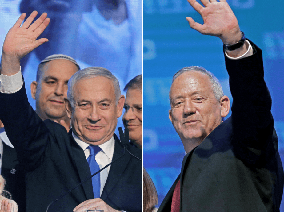 Benjamin Netanjahu, Beni Gantz - Avaz