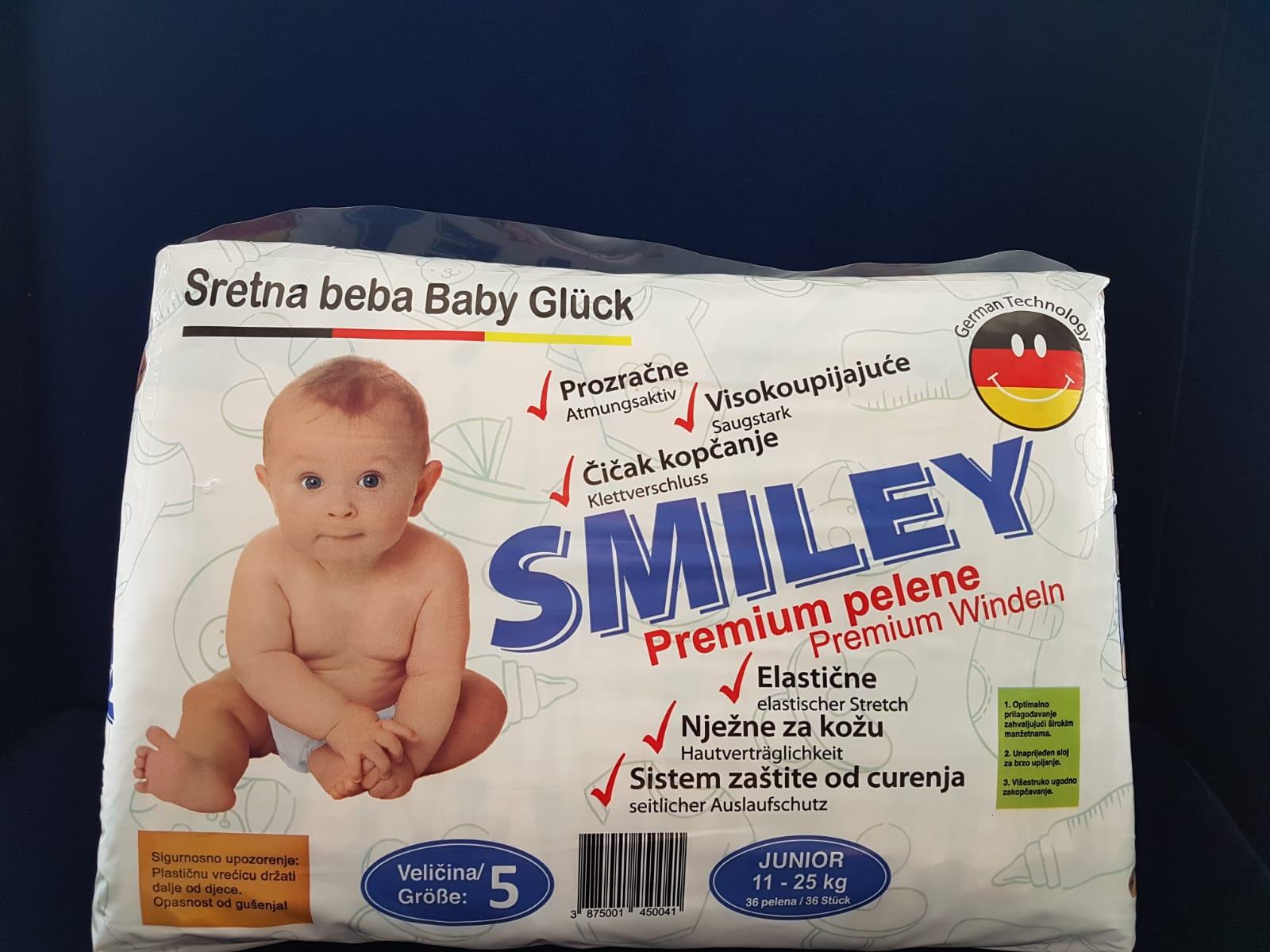 Premium baby pelene "Smiley" - Avaz