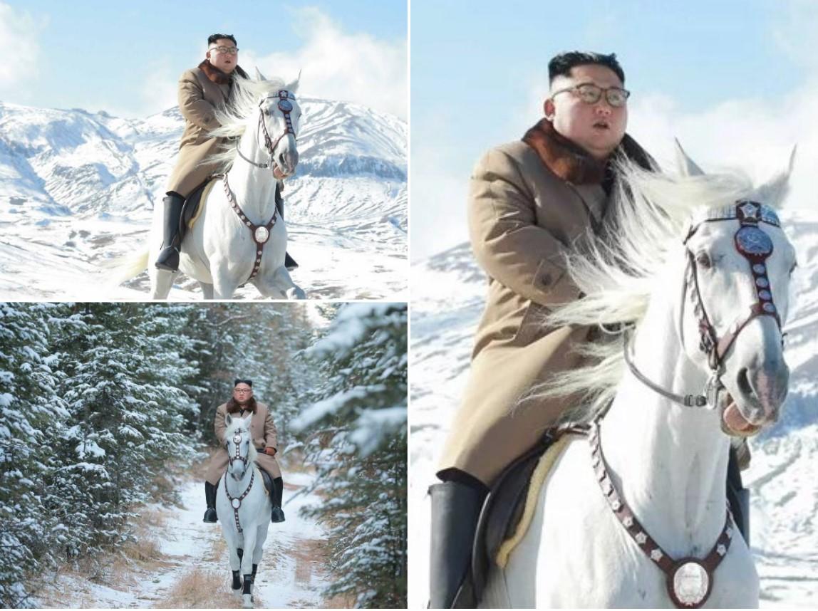Skrivena poruka ili nešto drugo: Kim Jong-un zajahao bijelog konja na svetoj planini