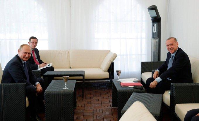 Erdoan i Putin na sastanku u Sočiju - Avaz