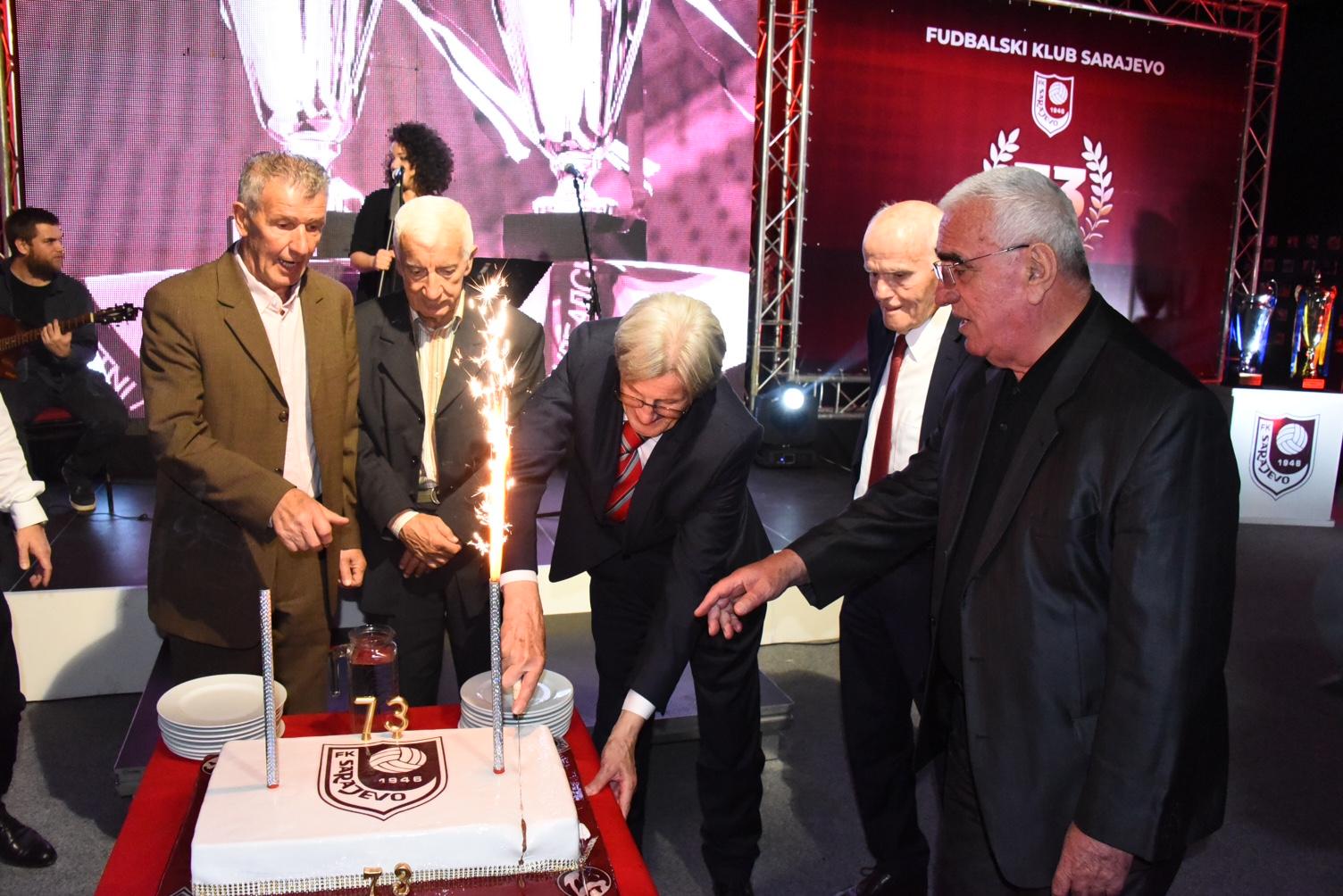 FK Sarajevo slavi 73. rođendan: Brojne legende kluba stigle na proslavu
