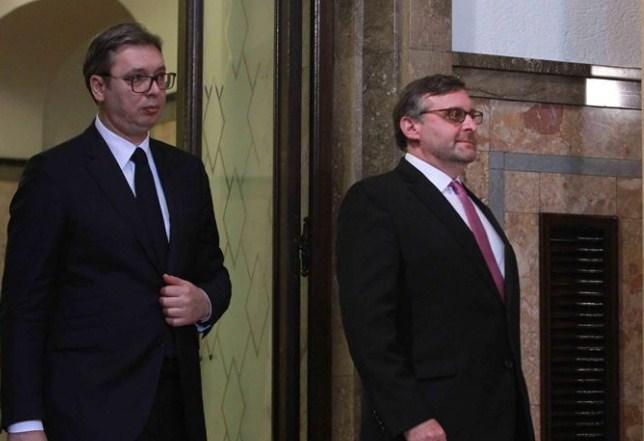 Aleksandar Vučić i Metju Palmer - Avaz