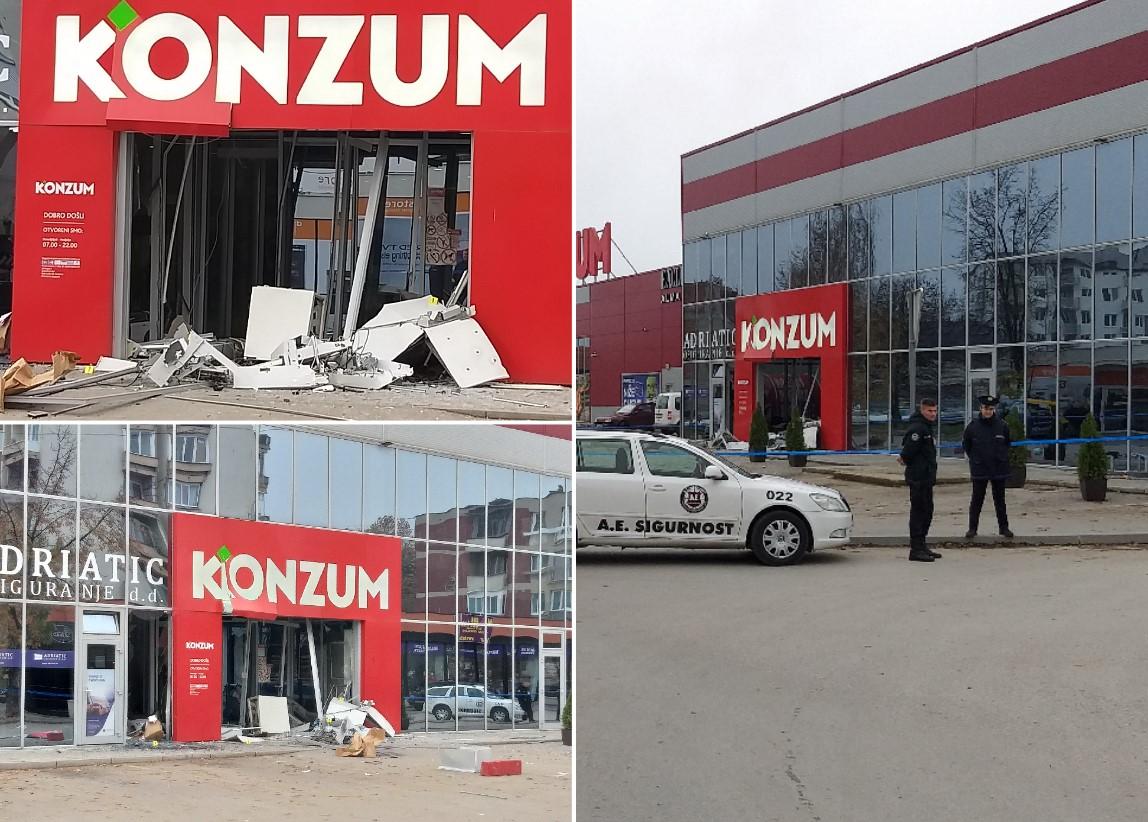 Strahovita eksplozija u Bugojnu: Raznijeli bankomat