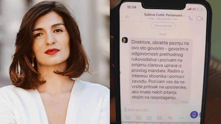 Sabina Ćudić poslala poruku direktoru Saliću: Govorim o prošloj Upravi