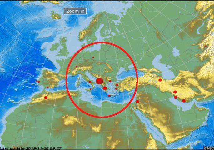 Zemljotresi na Balkanu - Avaz