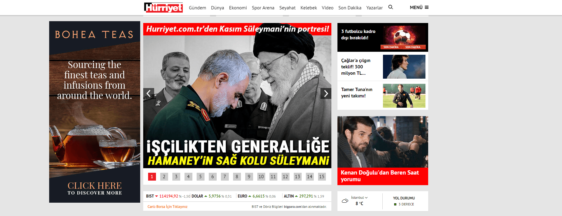 Kako su mediji prenijeli vijest o ubistvu generala Sulejmanija - Avaz