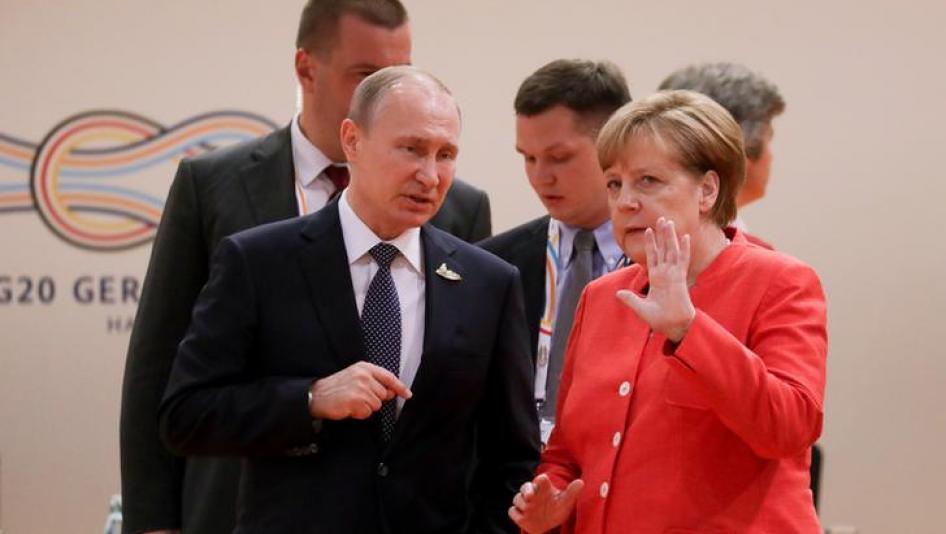 Putin i Merkel: Razgovarat će i o Siriji - Avaz