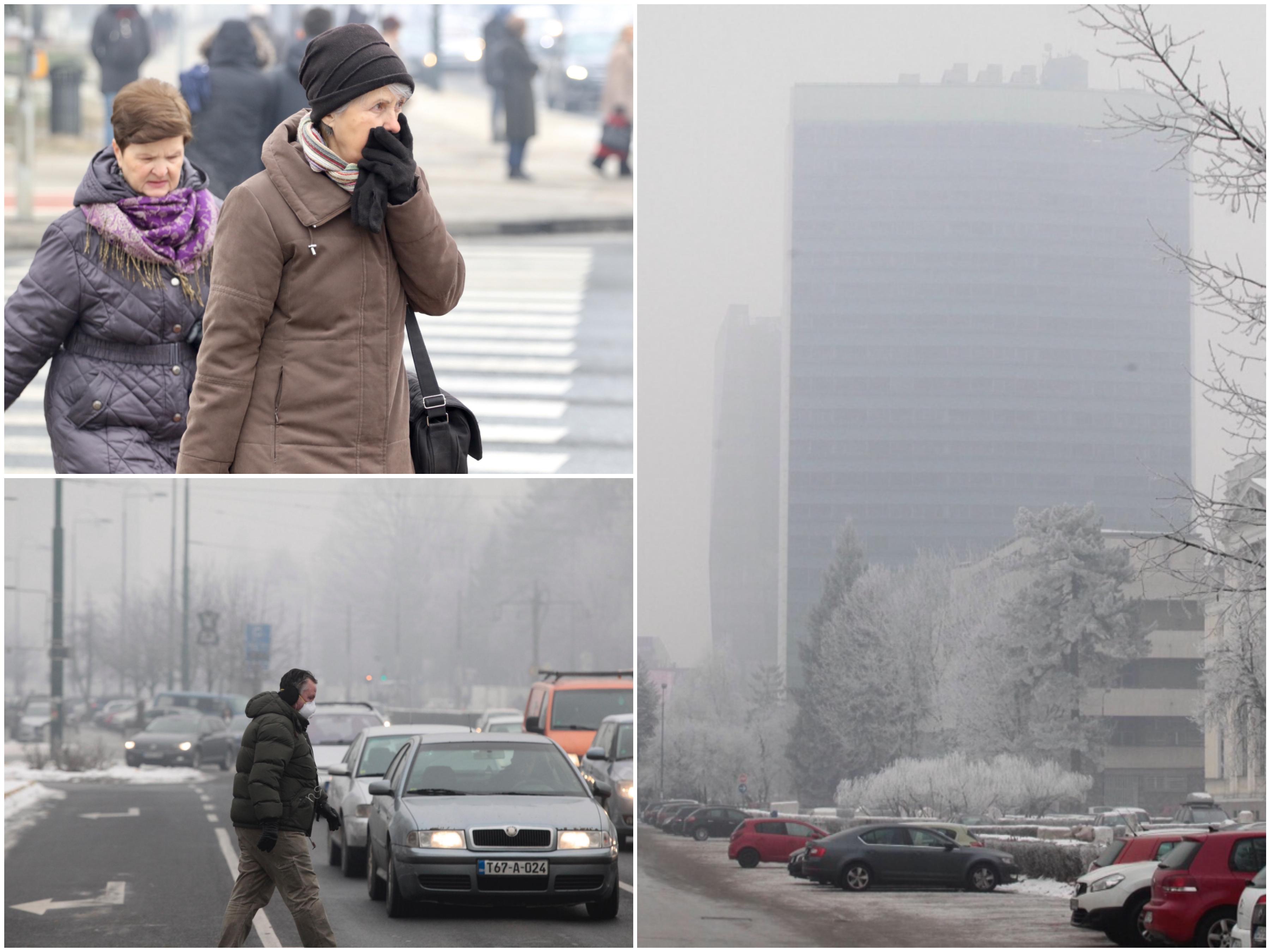 Kvalitet zraka u glavnom gradu BiH i danas opasan po zdravlje ljudi