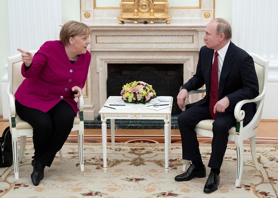 Merkel i Putin razgovarali o Bliskom Istoku - Avaz