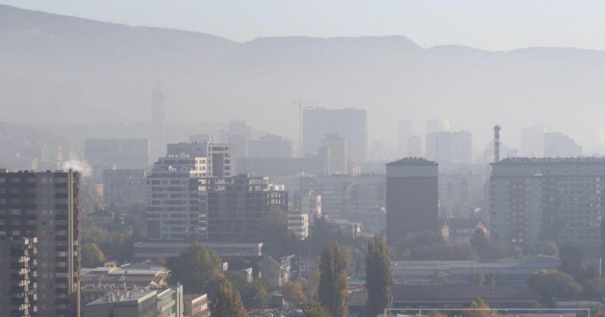 Kvalitet zraka u centralnim dijelovima Sarajeva se i dalje pogoršava