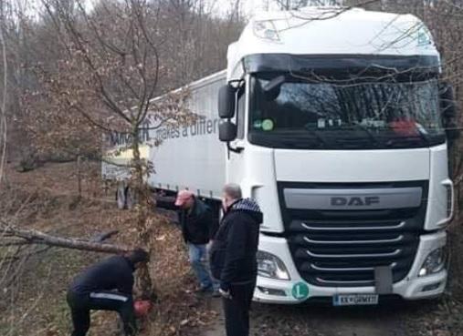 Kamion završio duboko u šumi - Avaz