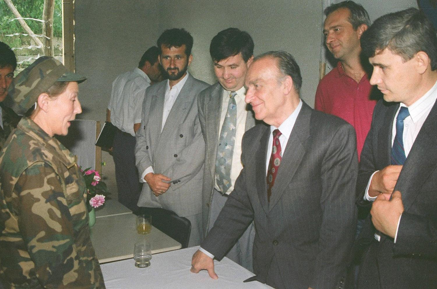 Dr. Osmanović s Alijom Izetbegovićem - Avaz