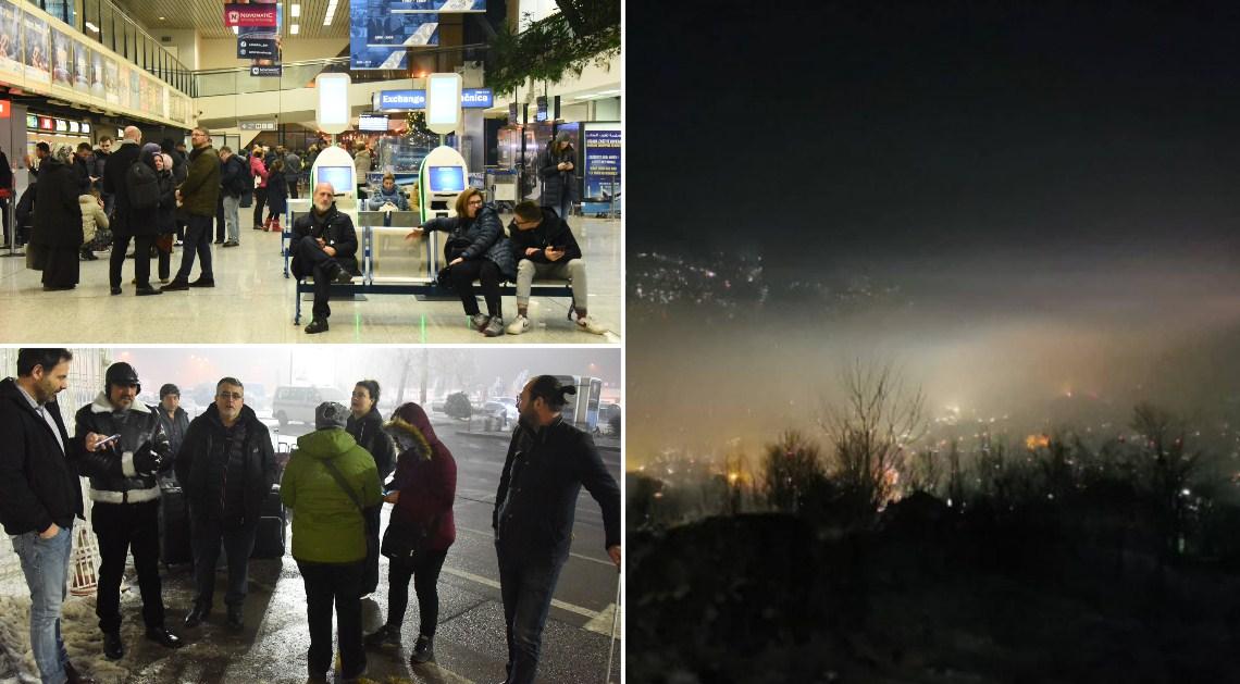 Magla blokirala Sarajevski aerodrom: Stotine putnika ostale zarobljene