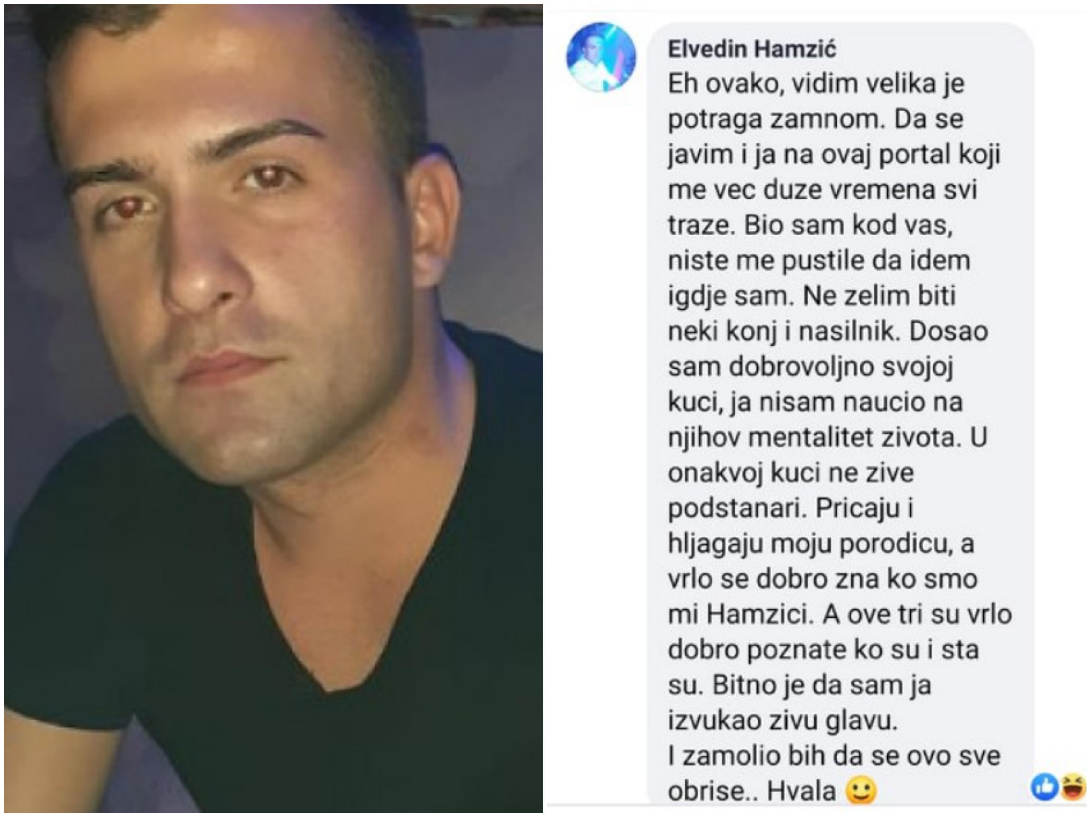 Konačno se oglasio Elvedin Hamzić, kojeg su otele djevojke: Izvukao sam živu glavu