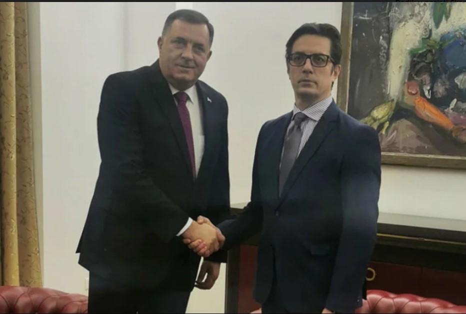 Dodik u posjeti Skoplju: Sastanak s Pendarovskim pa priznanje srpskog naroda