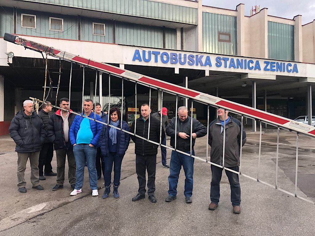 Radnici odblokirali Autobusku stanicu u Zenici