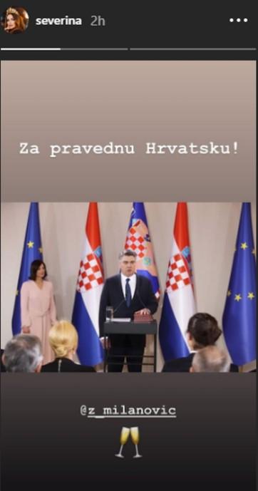 Čestitka Severine na Instagramu - Avaz