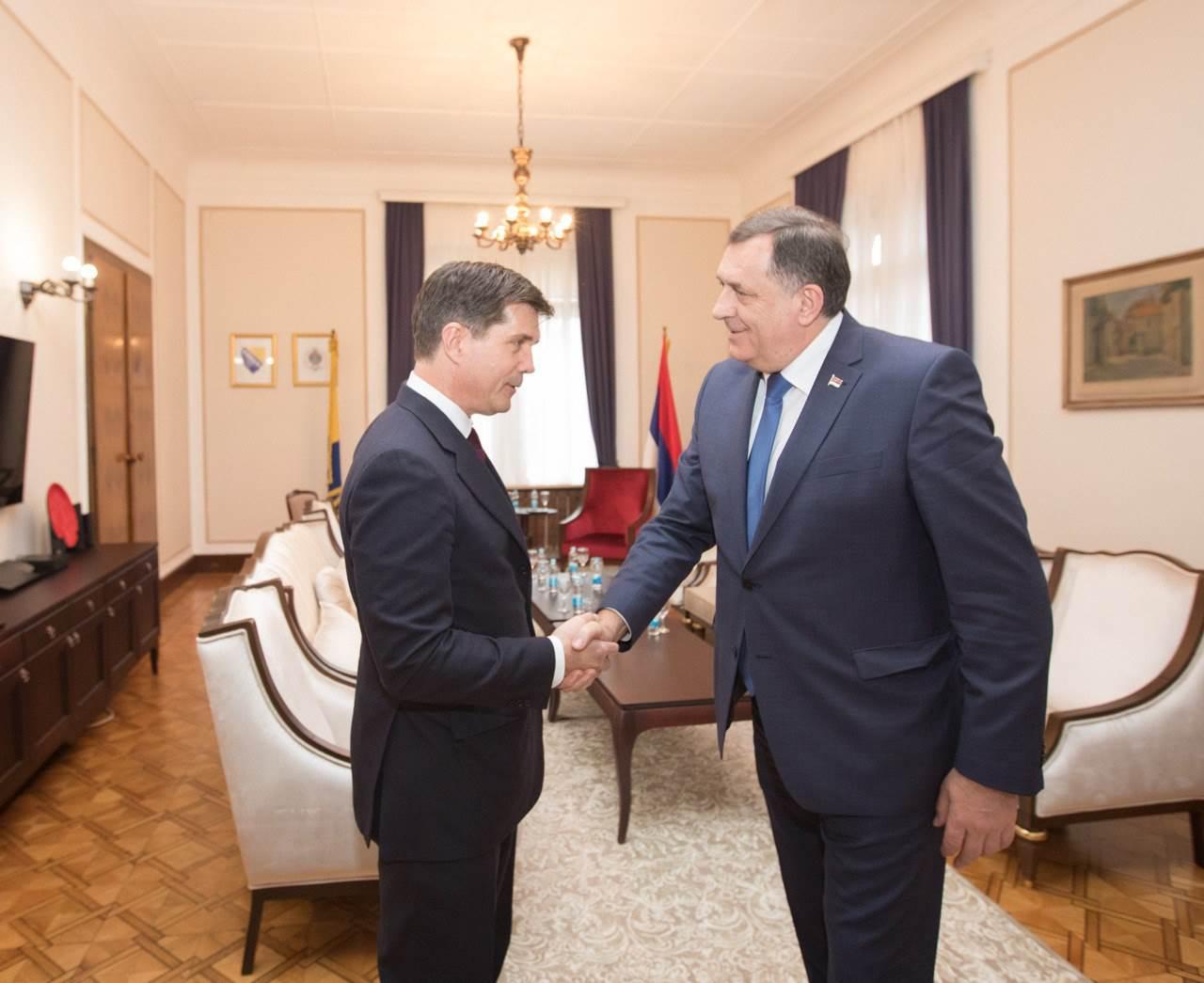 Sa sastanka Nelsona i Dodika - Avaz