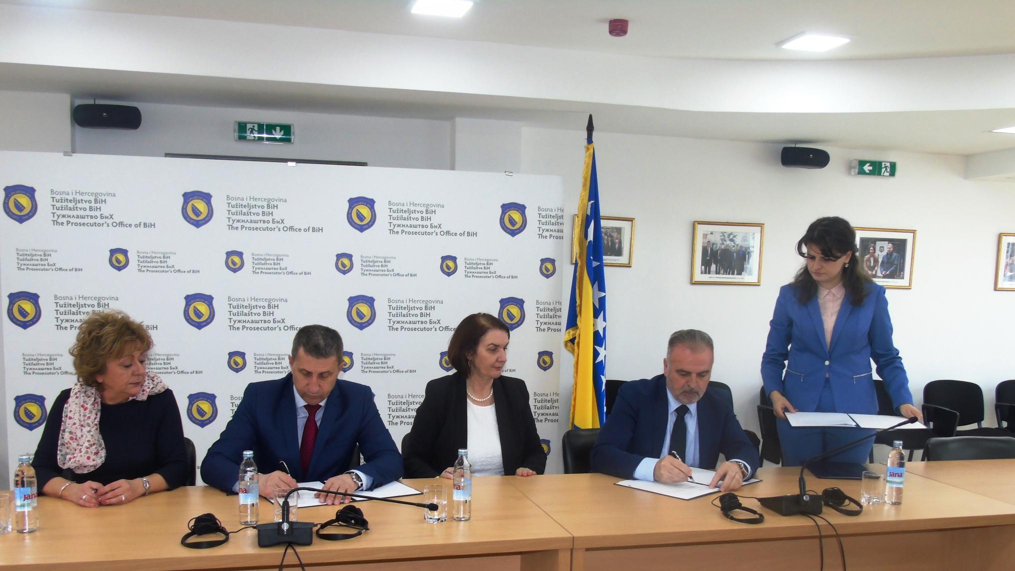 Potpisan sporazum o uspostavi koordinacionog tijela glavnih tužilaca u BiH