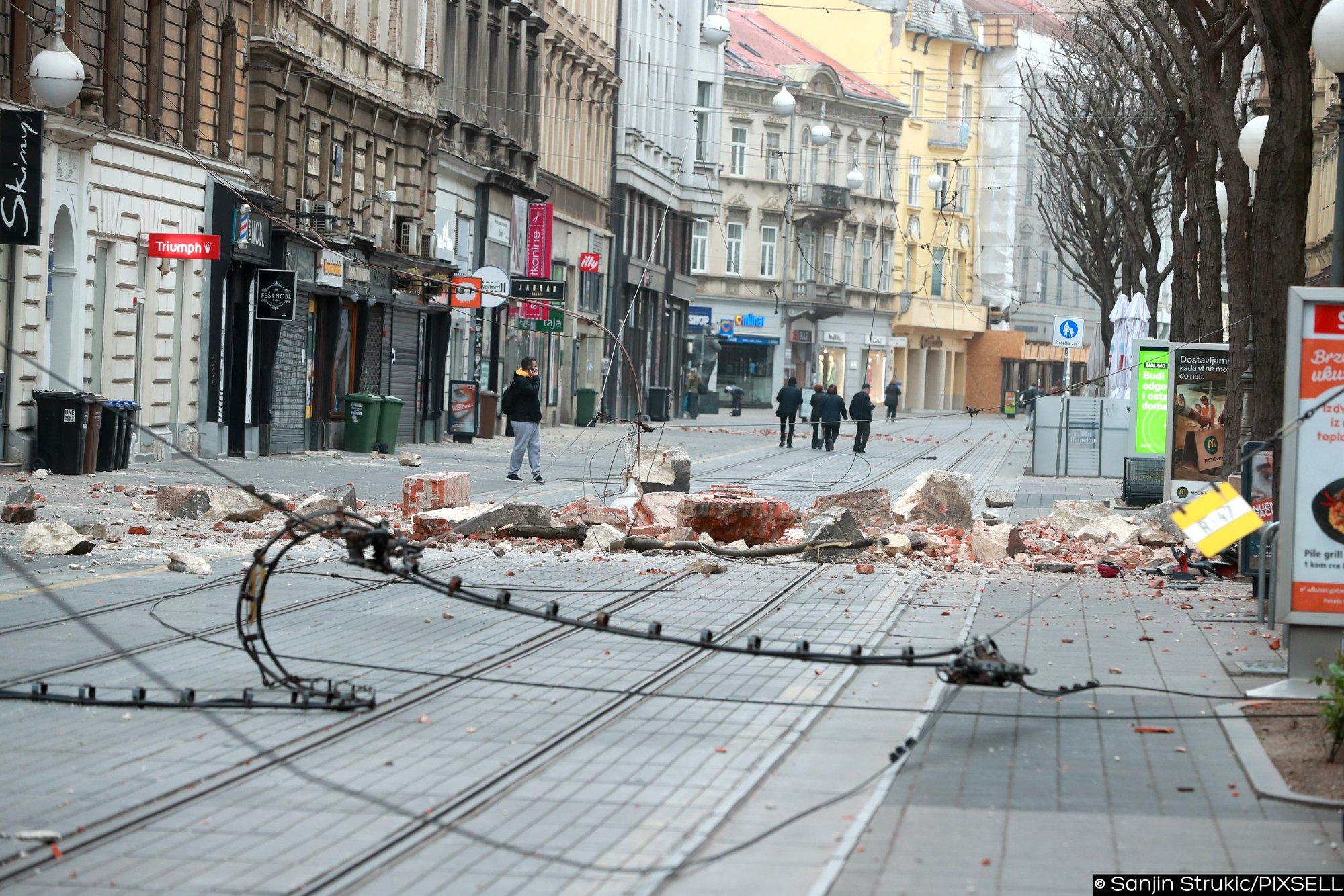 Velika materijalna šteta zbog potresa u Zagrebu - Avaz