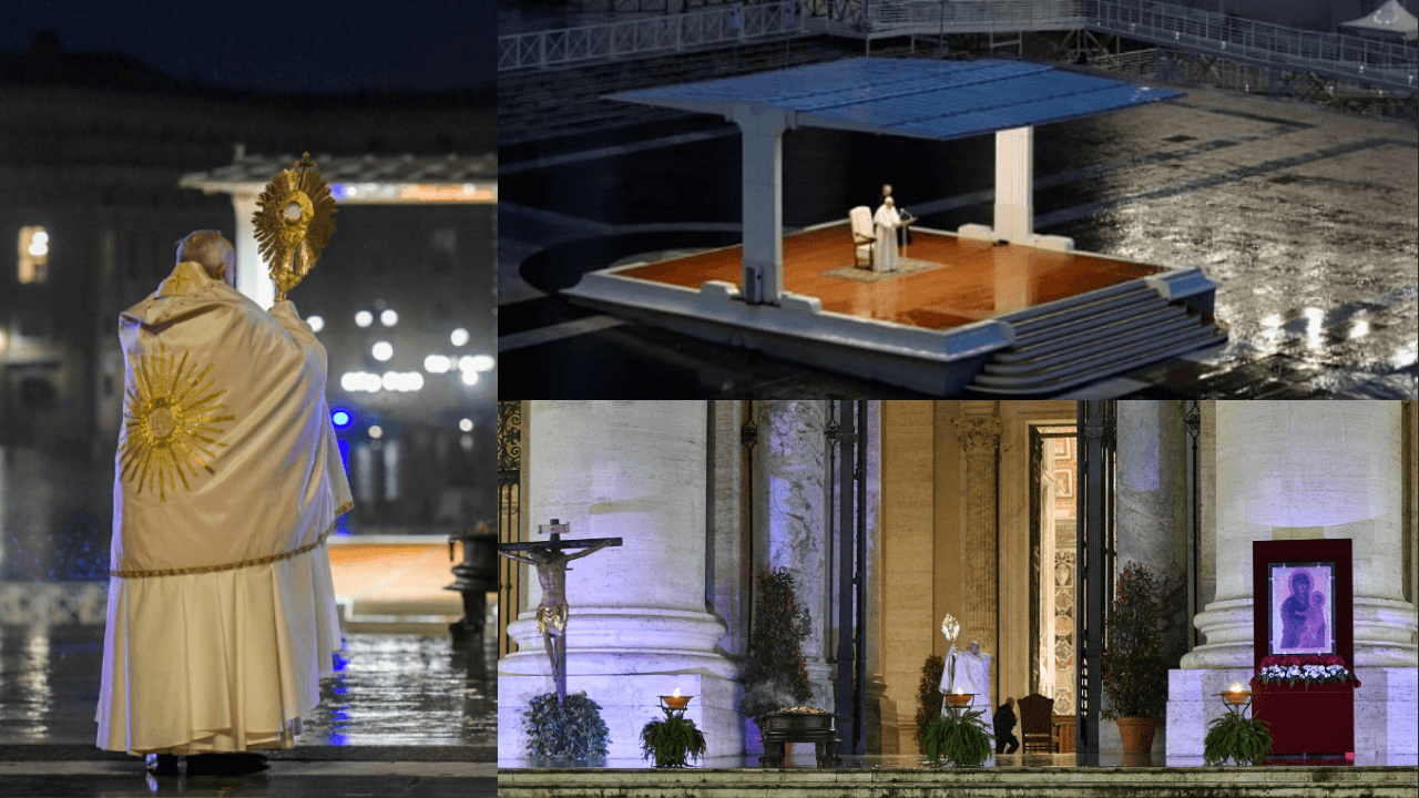 Neviđene scene iz Vatikana: Urbi et orbi na sablasno praznom Trgu
