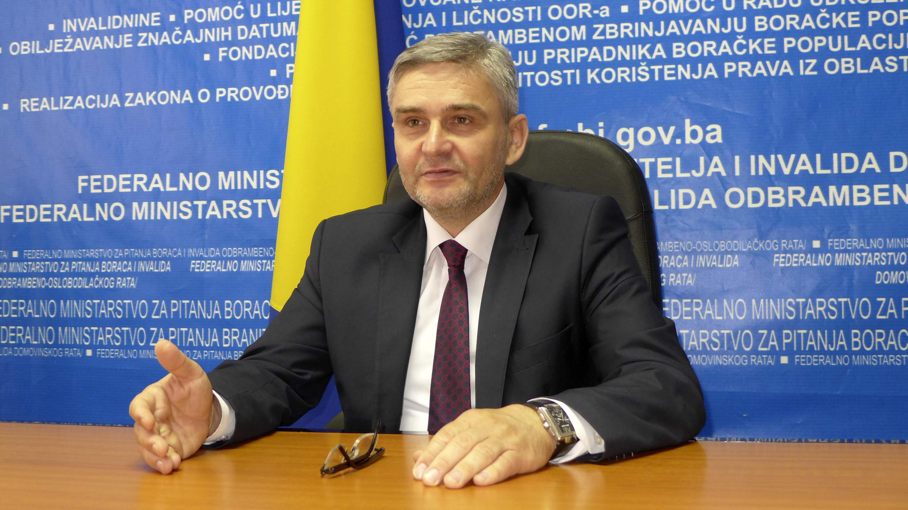 Federalni ministar za pitanja boraca Salko Bukvarević - Avaz