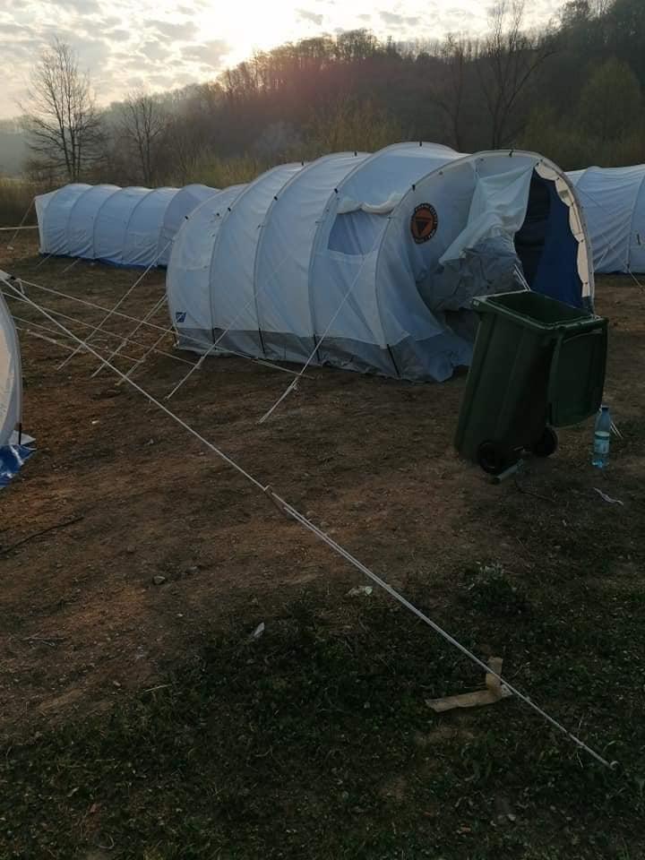 Šatori na Maljevcu namjerno zapaljeni?
