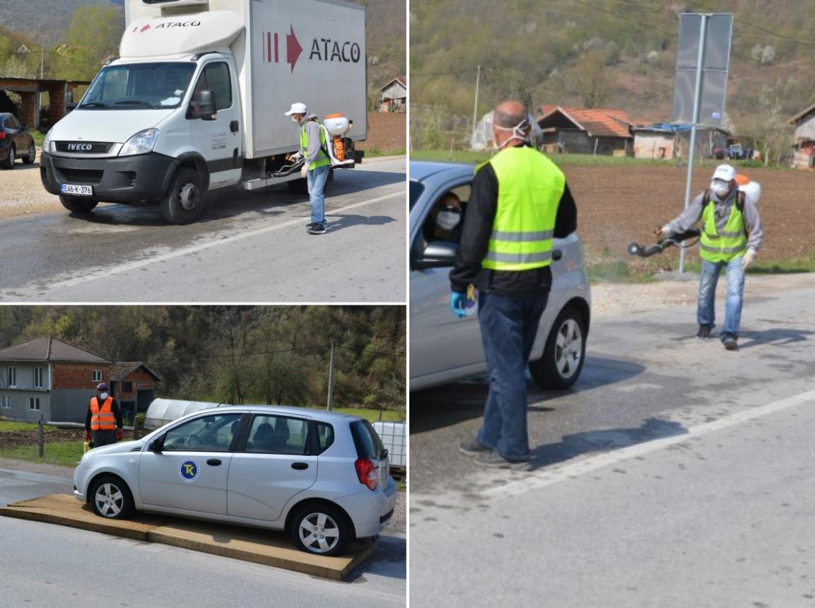 Dodatne mjere zaštite: Dva punkta u Bratuncu za dezinfekciju vozila