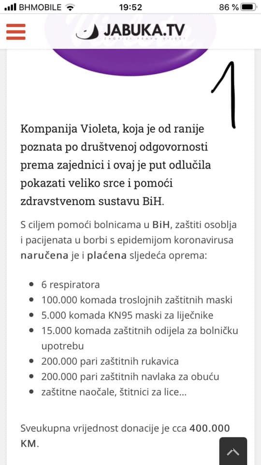 Petar Ćorluka, vlasnik "Violete", za 400.000 KM uvezao 6 RESPIRATORA (a ne VENTILATORA) i šleper dodatne medicinske opreme - Avaz