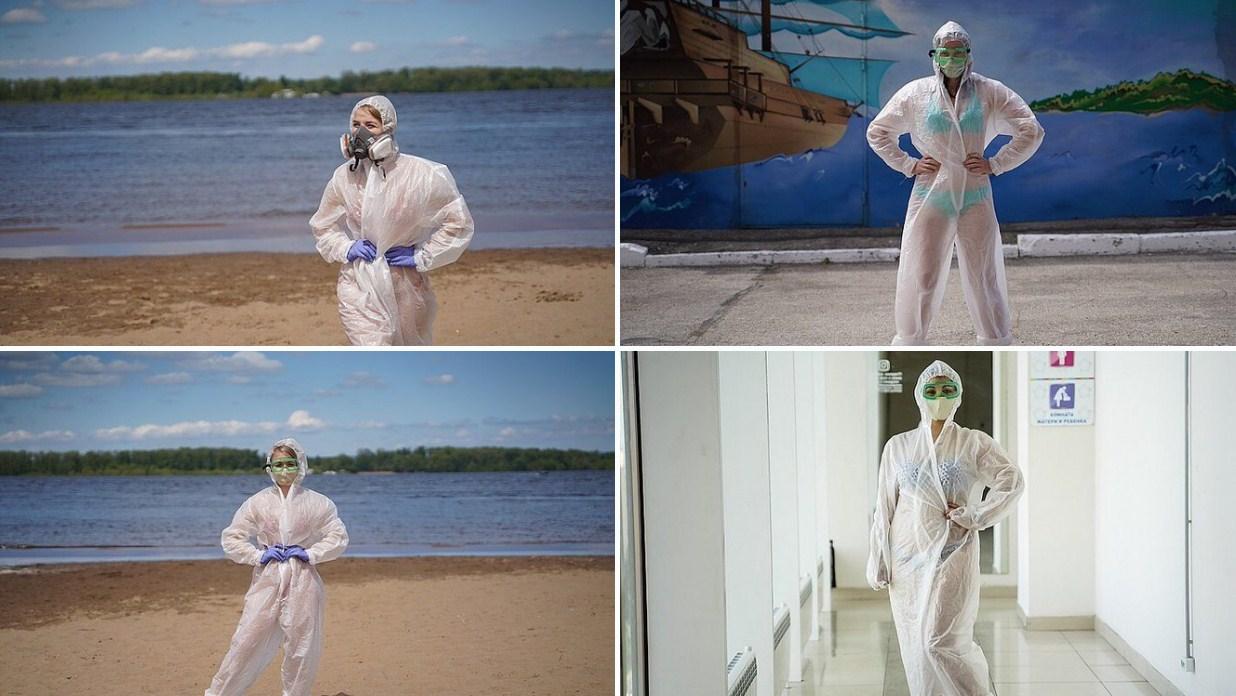 Nevjerovatna podrška medicinskoj sestri u bikiniju: Mještani samo u donjem vešu i odijelu