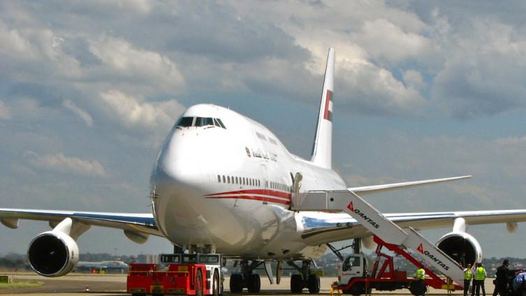 Boeing 747 slijeće u Sarajevo - Avaz