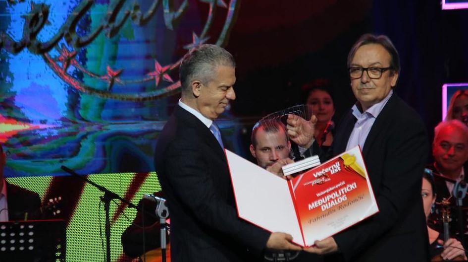Političar godine Tegeltija, Radončiću nagrada za međupolitički dijalog