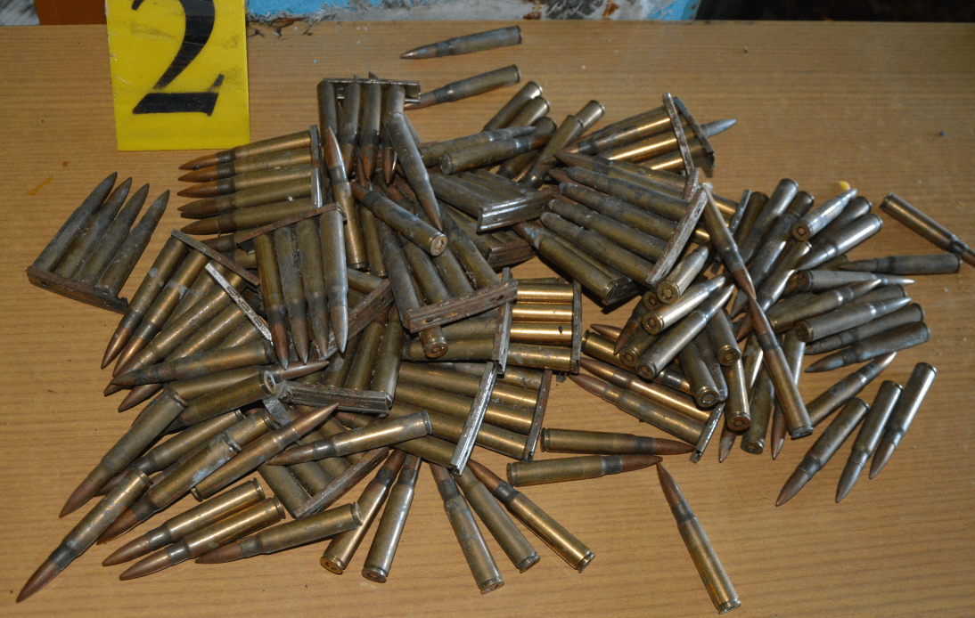 Dio pronađene municije - Avaz