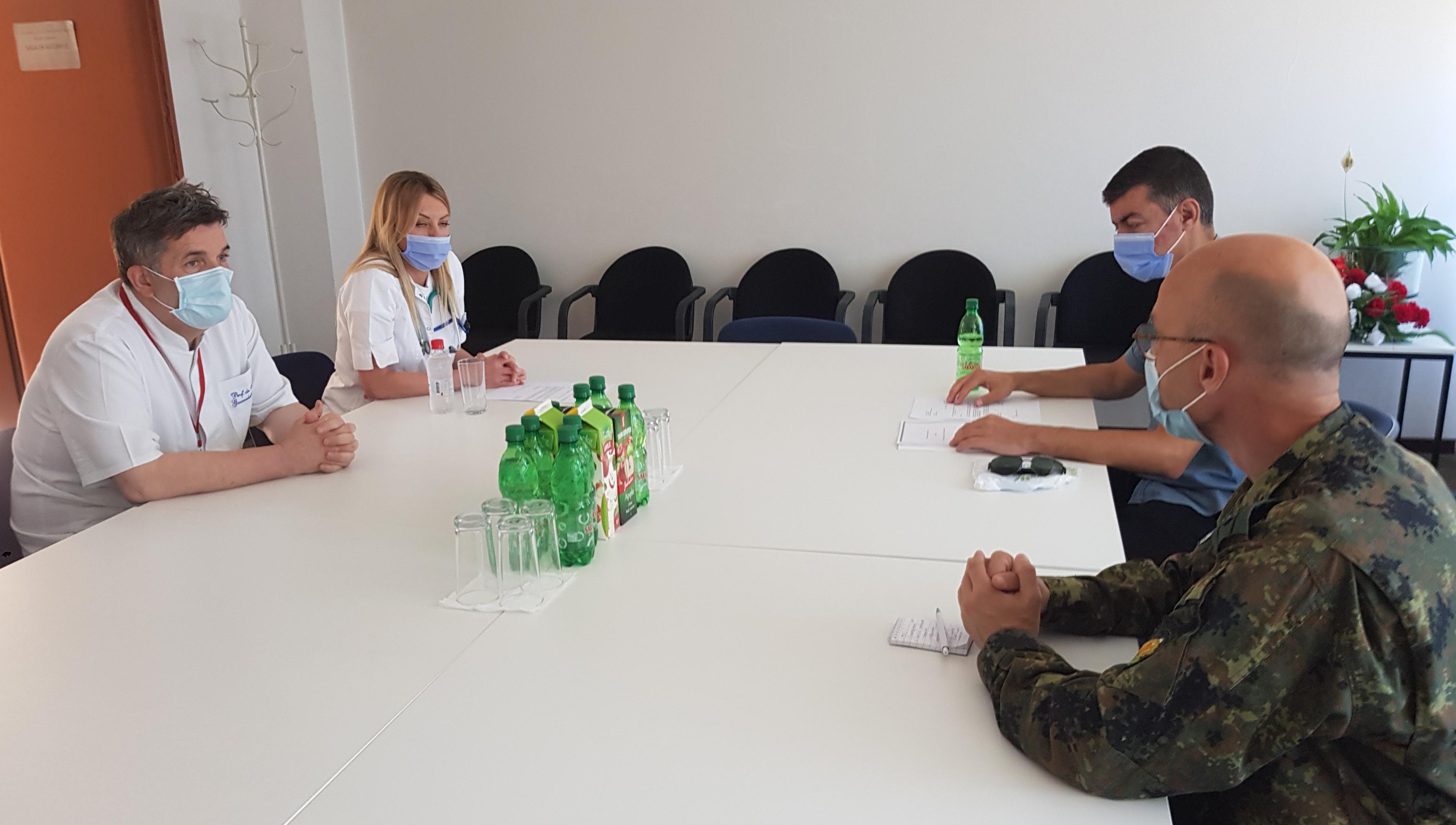 Predstavnici EUFOR-a u BiH posjetili Opću bolnicu