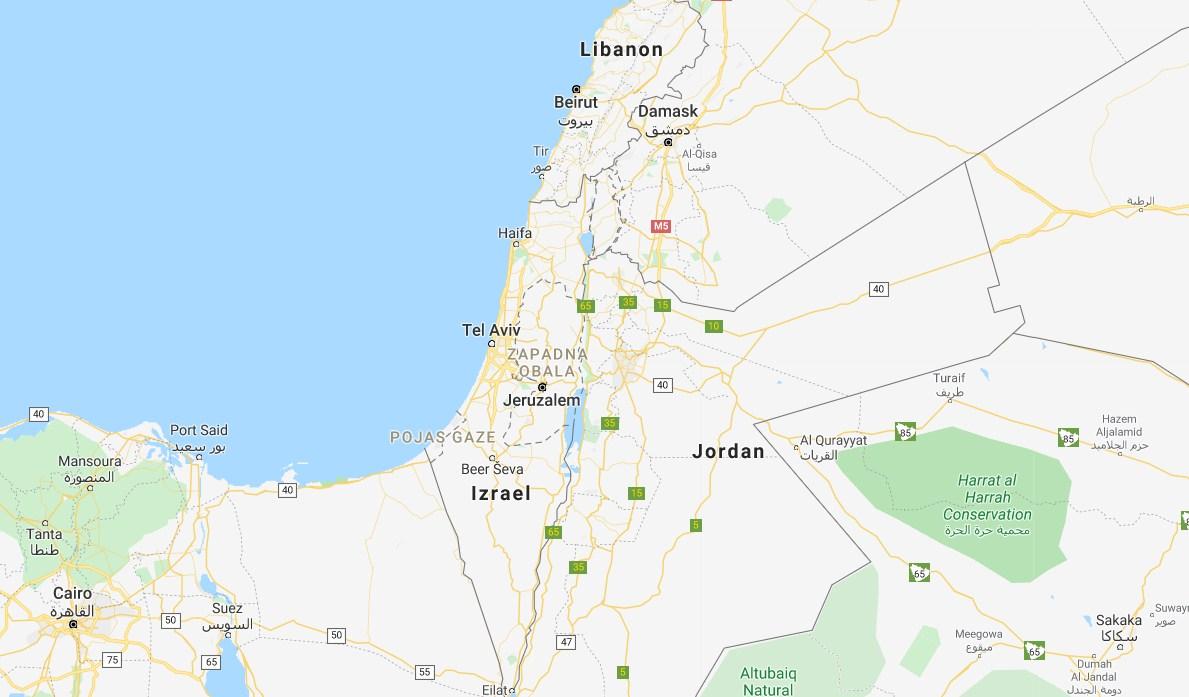 "Google Maps" izbrisao Palestinu