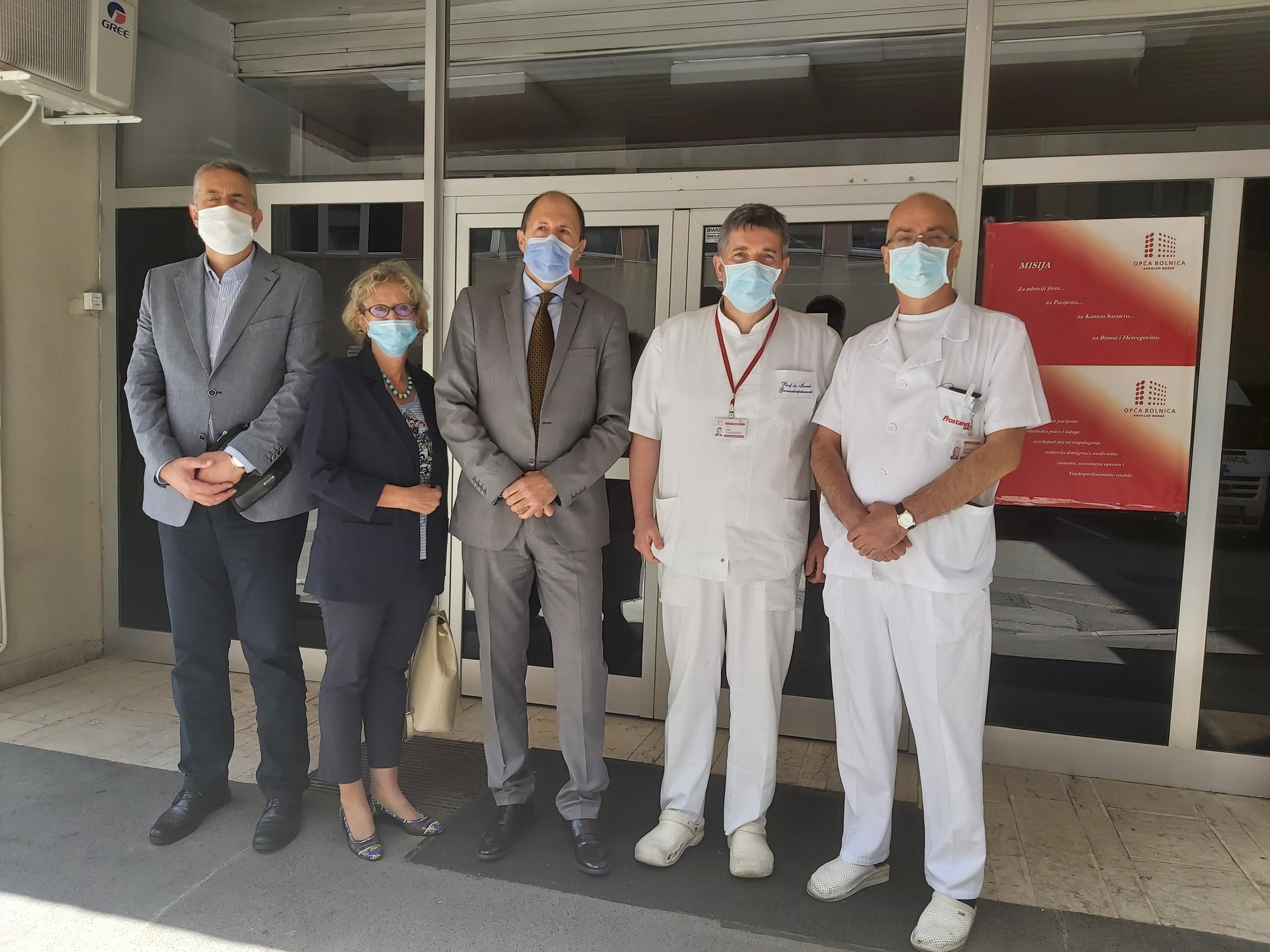 Premijer Nenadić podržao rad sarajevske bolnice: Vlada KS odobrila je zaposlenje 47 zdravstvenih radnika