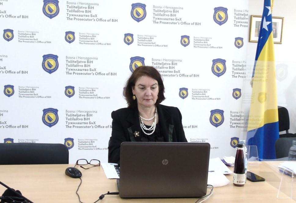 Gordana Tadić na sastanku istražitelja za borbu protiv trgovine ljudima