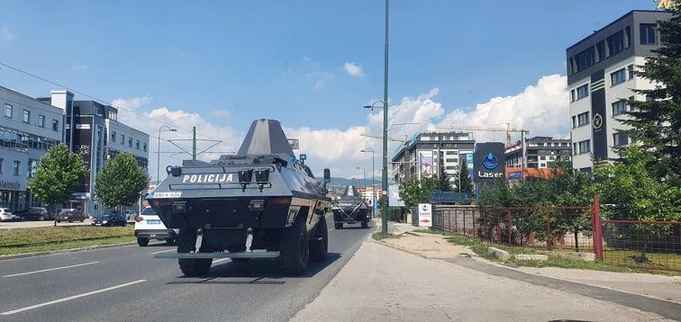 Ulijevaju sigurnost: Specijalna oklopna vozila FUP-a na ulicama glavnog grada