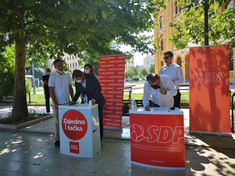 SDP i NS zajedno u Mostaru: Želimo jedinstven grad