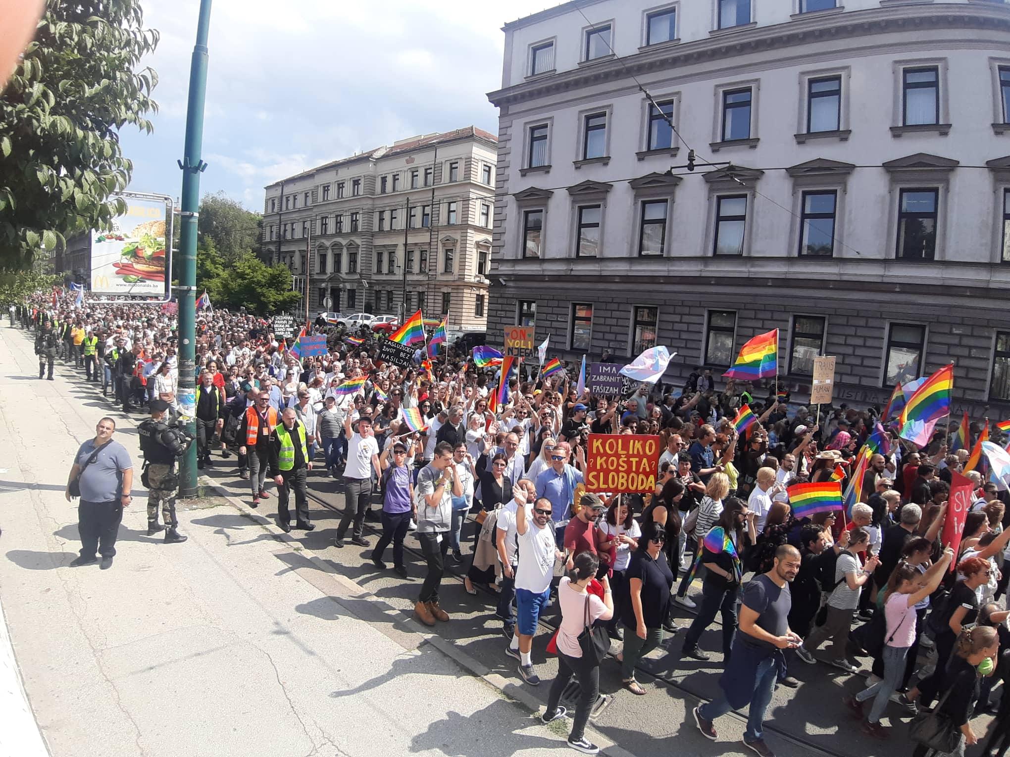 Prva parada ponosa u Sarajevu protekla mirno uprkos protivljenjima - Avaz