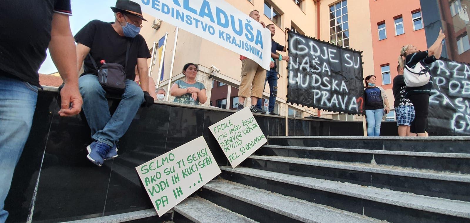 Protesti u Bihaću - Avaz