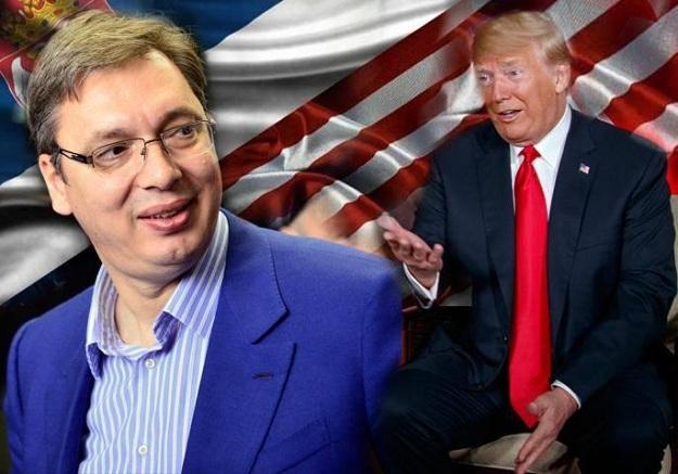Aleksandar Vučić i Donald Tramp - Avaz
