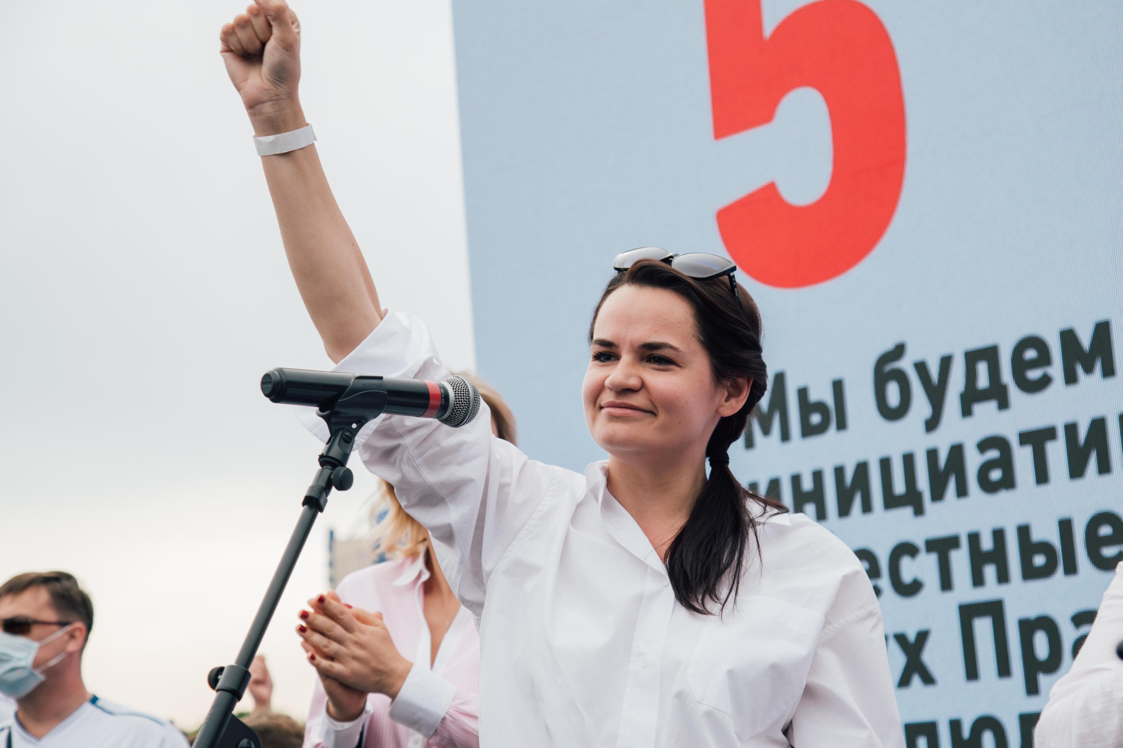 Bjeloruska opoziciona čelnica Svetlana Tihanovskaja - Avaz