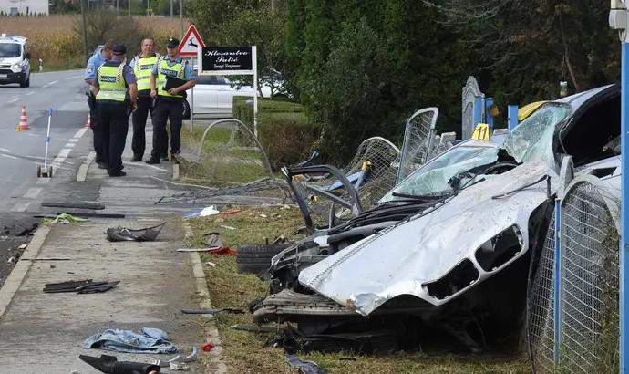 Stravična nesreća u Hrvatskoj, BMW u potpunosti smrskan