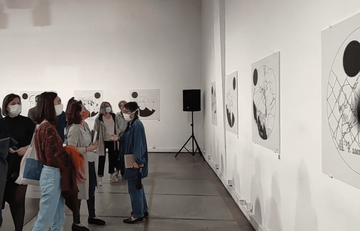 Sa otvaranja izložbe u Centru za kulturnu dekontaminaciju - Avaz